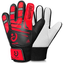 Jalunth Goalkeeper Gloves Kids Boys Girls Junior Boys Football Gloves Football Gloves Training Gloves Goalkeeper Football Gloves Size 4 5 6 7 8 with Non-Slip Latex