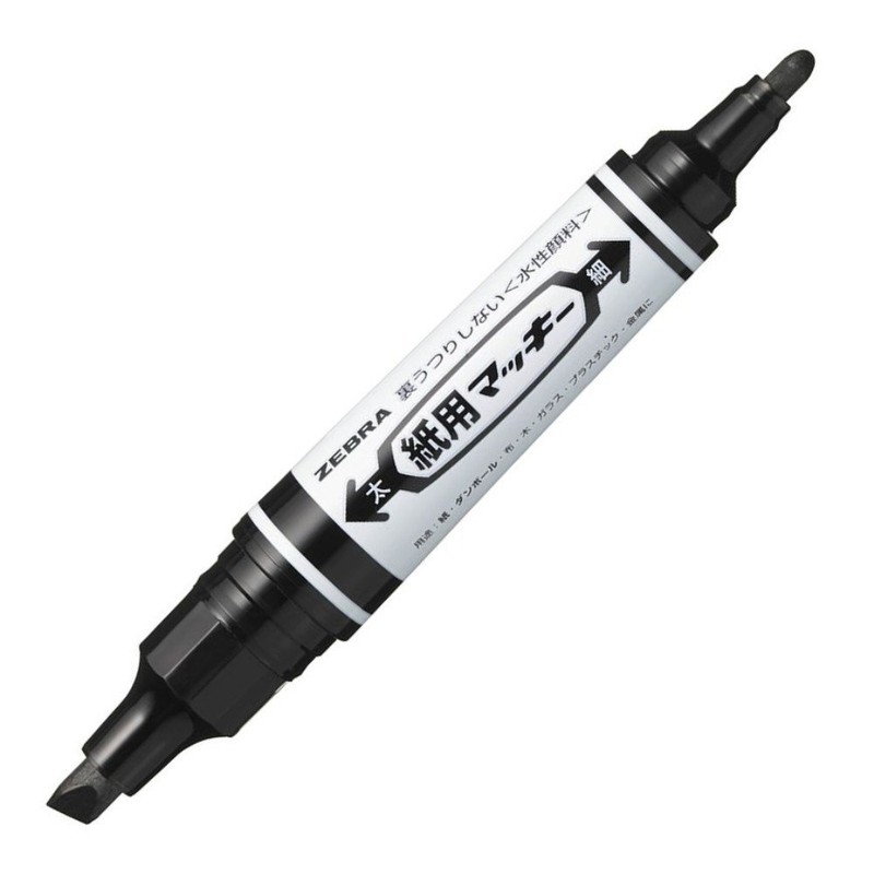Zebra Mackie Water-Based Markers, For Paper