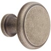 Cosmas 9985WN Weathered Nickel Round Cabinet Hardware Knob - 1-1/8"