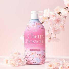 Happy Bath 해피바스 핑크 체리 블라썸 바디워시 900g Happy Bath Pink Cherry Blossom Body Wash 900g