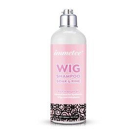 immetee 2 in 1 Shampoo & Conditioner for Wig, Soak & Rinse Synthetic Hair, Prolong Wig life. 300ml/10.1fl oz