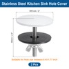 uxcell 2 Pcs Kitchen Sink Hole Cover, 2 Inch Faucet