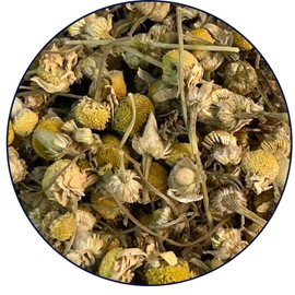 Chamomile Herbal Tea - Naturally Calming, Whole Chamomile Blossoms, Perfect for Relaxation, Sleep and Digestion, Caffeine-Free, Naturally Sweet & Crisp Flavour, Tea Gifts, 50g (50 Cups)