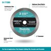 Makita D-77285 3" Continuous Rim Diamond Blade for Ceramic, Granite
