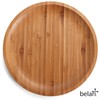 Belari 8.5" Bamboo Plate Set - Bamboo Reusable Plates -