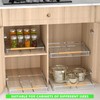 SOFRON Expandable Pull Out Drawer Cabinet Organizers, Heavy Duty Slide