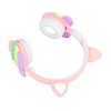 Bluetooth Cat Ear Headphones Fashionable Light Up Wireless Headset for