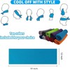 5 Pack Cooling Towel,Soft Breathable Ice Towel,Quick-Drying Cooling Wraps, Sports
