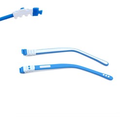 1 Pair Child Glasses Replacement Leg Silicone Eyeglasses Arms Repair Kit Anti-Slip Comfort Replacement Accessory(Blue) ﻿