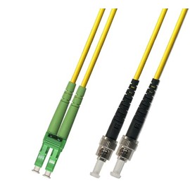 5M - Singlemode Duplex Fiber Optic Cable (9/125) - LC/APC to ST/UPC
