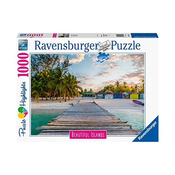 Ravensburger Caribbean Island 1000 Piece Jigsaw Puzzle for Adults & Kids Age 12 Years Up