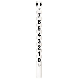 Tourna ScoreTube Tennis Net Post Score Keeper, White