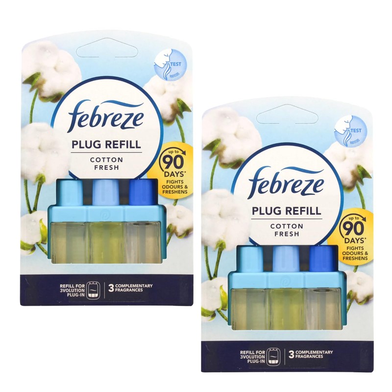 Febreze 3Volution Refill - Cotton Fresh - 2 x 20ml