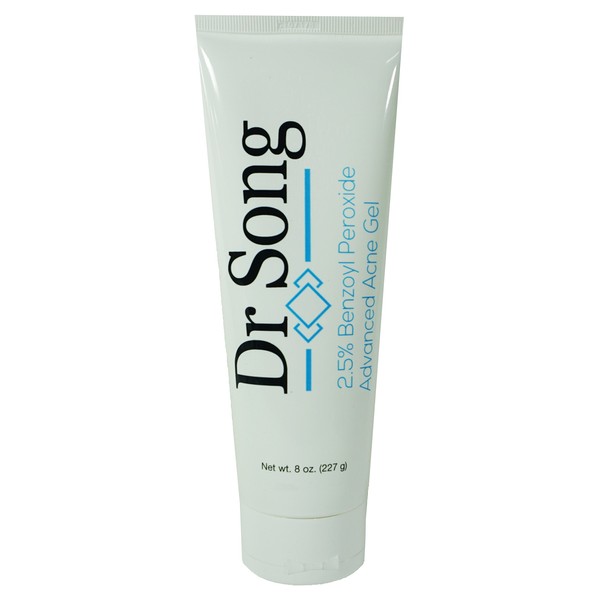 Dr Song 2.5% Benzoyl Peroxide Acne Gel Treatment Lotion (8 oz)