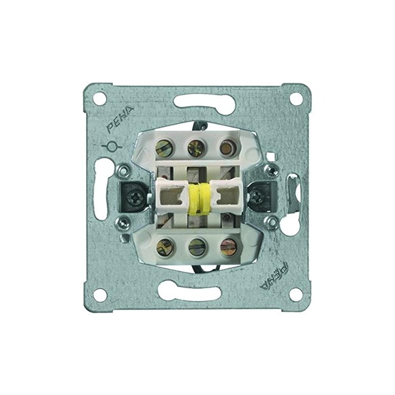 peha 00110411 Basic Element Roller Shutter Rocker Switch with Screw