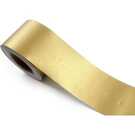 ROSEROSA Peel & Stick Metallic Color Backsplash Hair Line Wall Paper & Border Sticker Self-Adhesive Wallpaper Shelf Liner Table and Door Reform (MG237B : 3.93 inch X 16.40 feet)