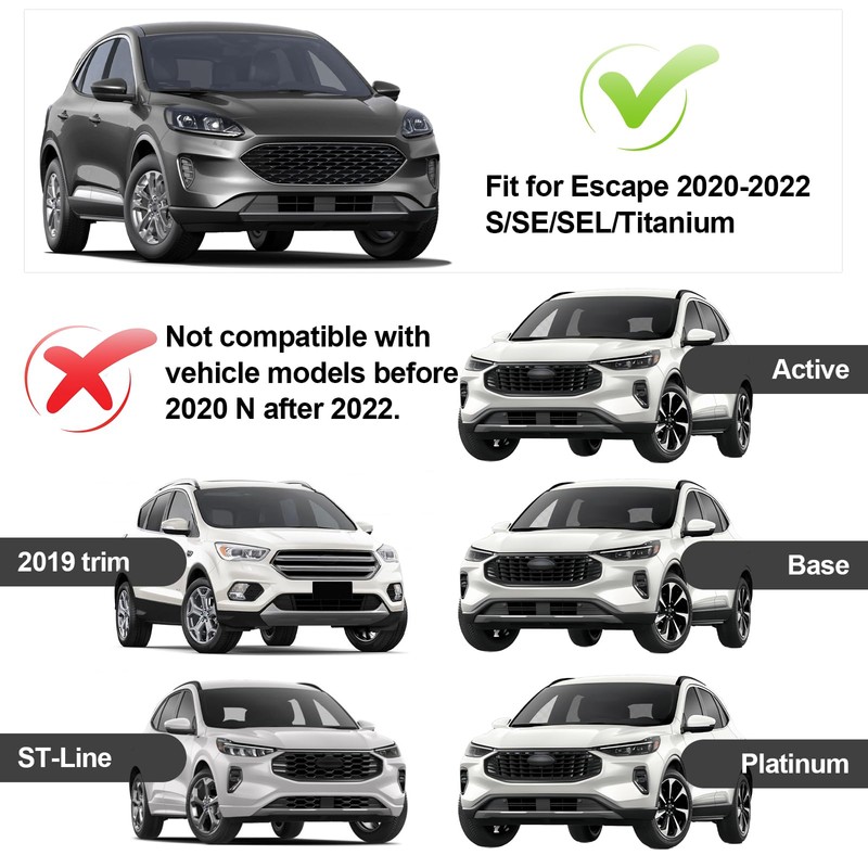 LED Front Grill Lights for Ford Escape Accessories 2022 2021