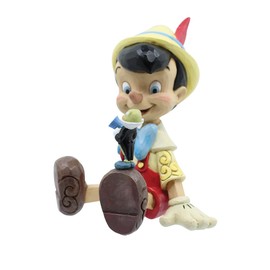 Enesco Jim Shore Pinocchio And Jiminy Sitting Figurine