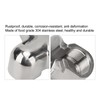 Coffee Portafilter Diverter Nozzle Stainless Steel Double Guide Diversion Nozzle