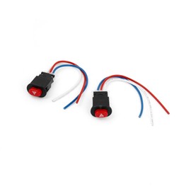 Hihaha Motorcycle Light Switch Button Flasher Output Controller 2 Pcs Durable Material