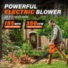 MAXLANDER Leaf Blower Corded, 7-AMP 350CFM/155MPH Electric Leaf Blower, Lightweight