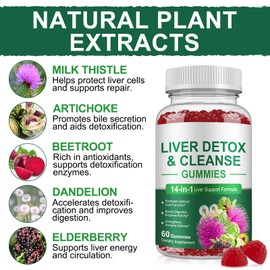 YHFGTTIO Milk Thistle, Liver Support Supplement, Immunity & Overall Health, for Your Liver Cleanse Detox & Repair, Promotes Optimal Liver Function, Glutathione, with Alpha Lipoic Acid, 60 Count