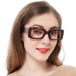 OCCI CHIARI 1.75x Tortoise Reading Glasses for Women Large Rectangle Readers Heavy Duty Eyeglasses(1.0 1.25 1.5 1.75 2.0 2.25 2.5 2.75 3.0 3.5 4.0 5.0 6.0)