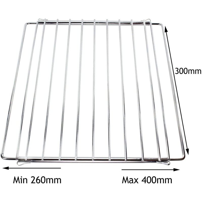 Spares2go Adjustable Extendable Small Oven Shelf For AGA Range Oven