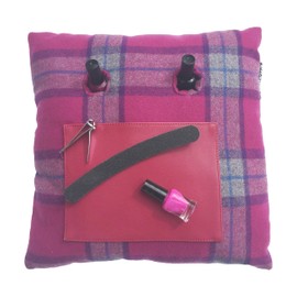 Manicure Cushion,Nail Pillow,Pink Tweed, Nail Manicure Pillow,Hand Rest,Home Salon,CRAGGI