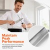 Honing Steel 31.5cm, Stainless Steel Sharpening Rod with Non-Slip Handle