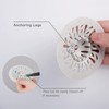 HUROYAMA Hair Catcher, Clogged drains, Messy Cleaning, Soft Silicone, Tool-Free