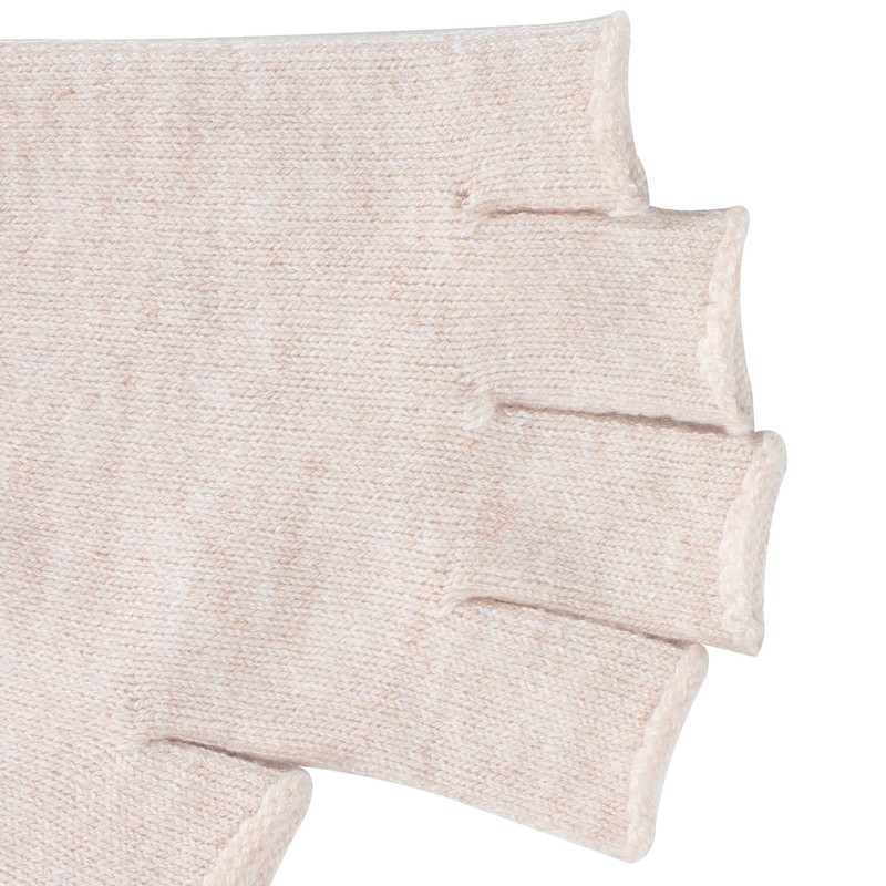 ZLYC Women Winter Fingerless Gloves Wool Knit Half Finger Stretch