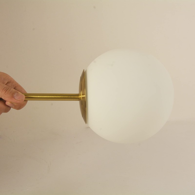BAODEN Pantalla de cristal para lámpara de pared moderna con