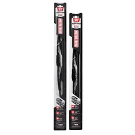 Motor Trend Precision Engineered Wiper Blade - High Performance Aerodynamic Blade Wipes Up Every Drop of Water - Silent, Durable, and Streak-Free (20 + 22 Inch) 2 Pack