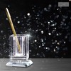 Shandini Crystal Tabletop, Pen Holder, Fountain Pen Holder, Interior Rotation,