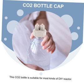 ABOOFAN 2Pcs DIY Cap for Aquarium Bottle Easy to Use Leak Design for Fish Tank Plants Accessory for Reactor Setup Safe Material