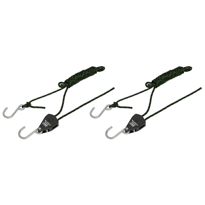 Sealey Ratchet Parts Hanger/Tie Down 2m with S-Shaped Hooks -