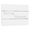 Graviers Design Door Sign Made of V2A Stainless Steel 250