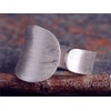 NicoWerk SRI323 Women's Silver Ring 925 Sterling Silver Subtle Oval