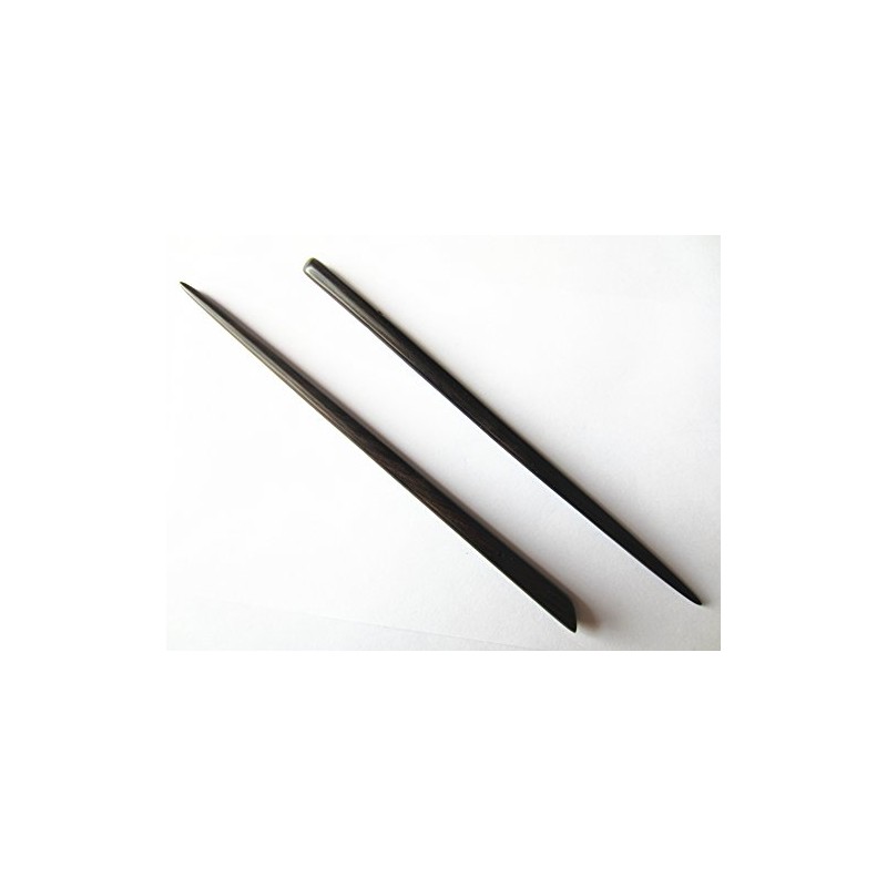 Zz-bs-zg - Juego de 2 varillas de pelo de ébano