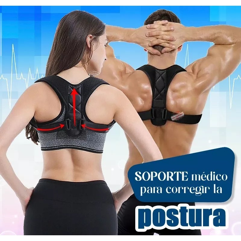 J.H. Company Corrector De Postura Espalda Soporte Ajustable Jb-7021