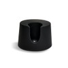 Soporte para afeitadora y cepillo para polvo (Black Razor Stand