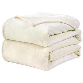 Wavve High-Quality Microfibre Fleece Blanket, 4-Season, Soft, Fluffy, Warm, Cuddly Sofa and Bed Throw