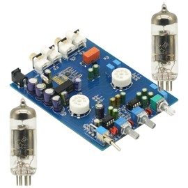 Amplificador Tube Preamplifier for Fever HiFi 6J5 Vacuum Tube Preamp NE5532 Pre Amplifier Tone Control Board