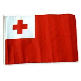 "Flags & Signs" 12x18 12"x18" Tonga Flag Car Garden a-1-3097