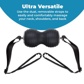 HoMedics Double Barrel Total Body Massager, Deep Tissue Massage and Exercise Post Workout, Trigger Point Muscle Recovery, Black