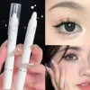 Matte White Silkworm Highlighter Pen Pearlescent Eyeshadow Stick Waterproof Glitter, 01 01-Matte White / 매트 화이트 누에 하이라이터 펜 진주 빛 아이섀도우 스틱 방수 글리터, 01 01-Matte White