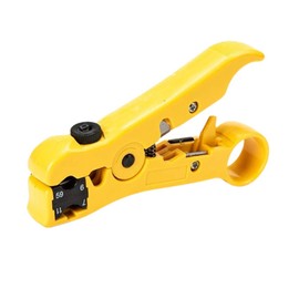 TAORANJU Coaxial Cable Stripper Tool Data Cable Stripper Tool Adjustable Wire Stripper Tool for UTP/STP and Coaxial RG59/6/7/11