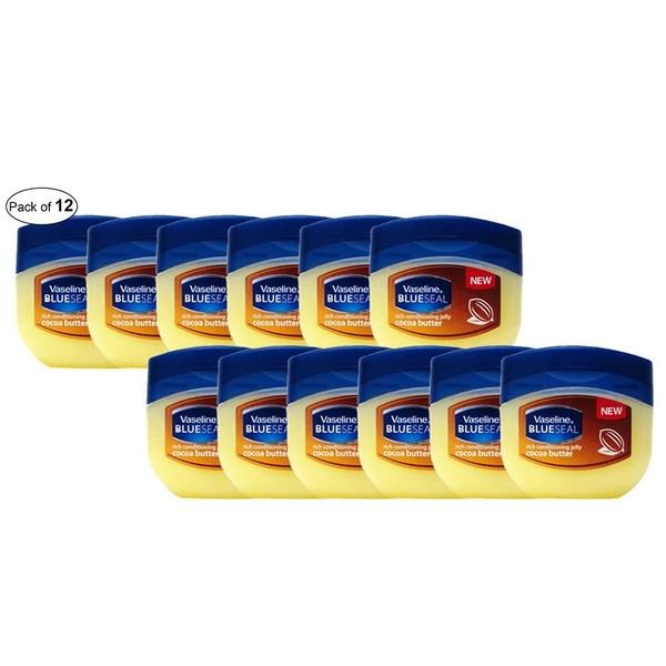 Vaseline Petroleum Jelly Blue Seal With Cocoa Butter (100ml) (Pack of 12)