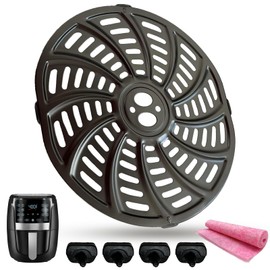 ALJ Air Fryer Tray for Gourmia GAF556/GAF536/GAF566 5QT Air Fryers, Premium Nonstick Air Fryer Grill Pan Crisper Plate Tray Insert Grate Rack Grid Shelf for Gourmia 5QT Air Fryers, Dishwasher Safe